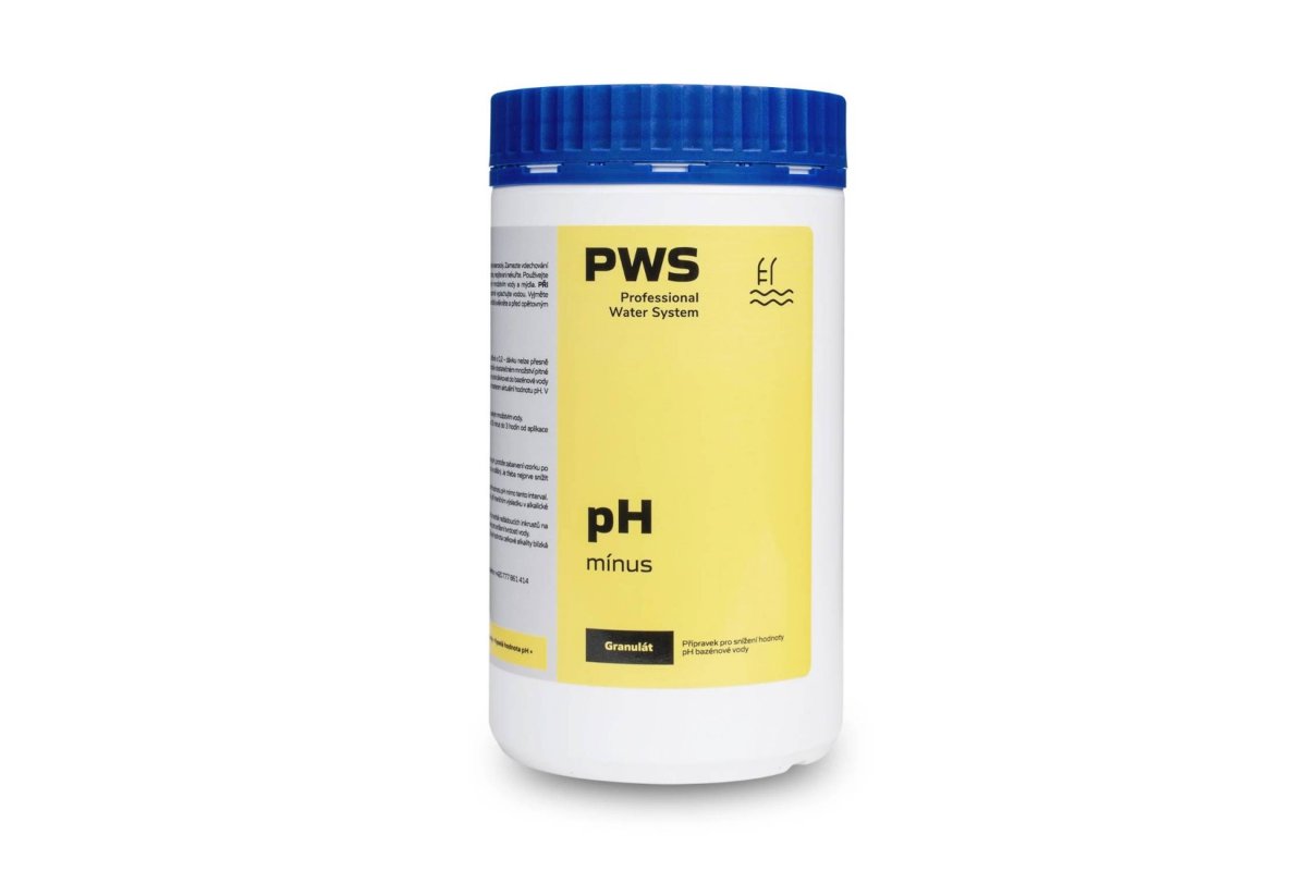 Chemie bazénová PH- 1,5kg, PWS