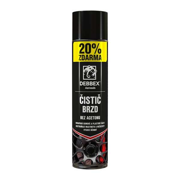 Čistič brzd bez acetonu DEBBEX 400 ml, TA10101