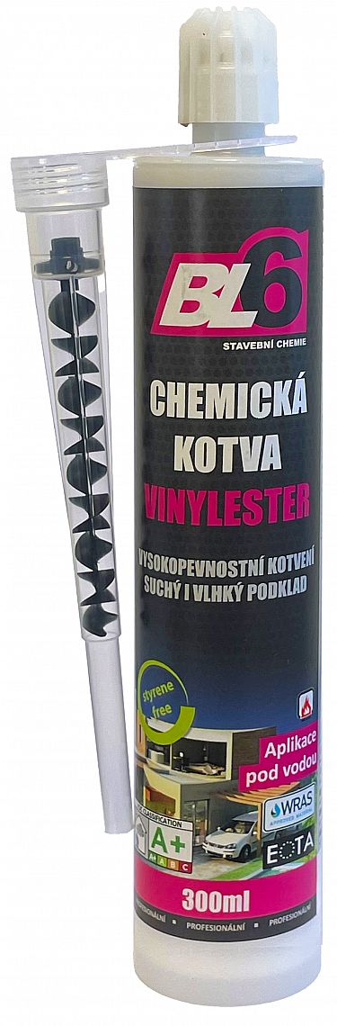 Chemická kotva BL6 VINYLESTER 300ml