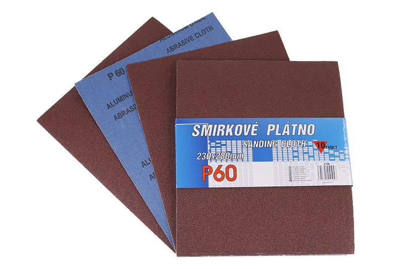 Plátno smirkové brousící P120, na plátně