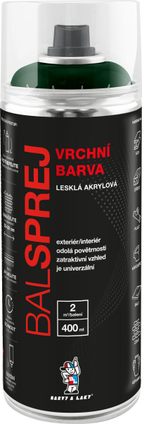 Univerzální akrylový email RAL 6005 400ml zeleň mechová