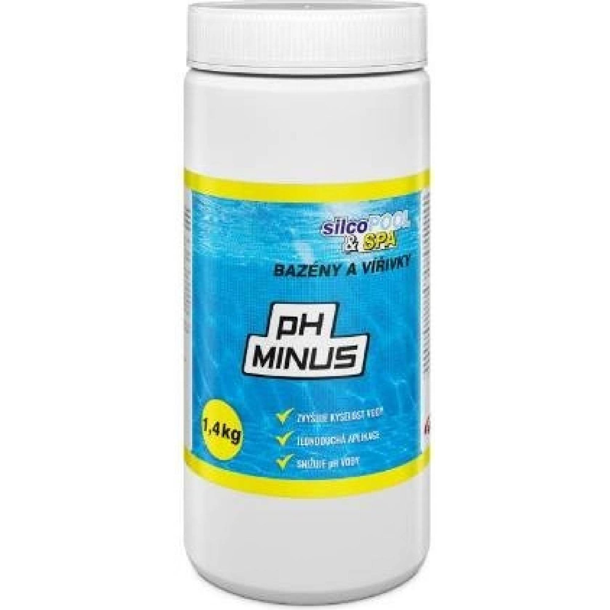 Chemie bazénová PH-, 1,4 kg, SILCO