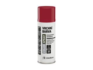 Color spray vrchní barva Colorlak 400 ml červená tmavá 3003