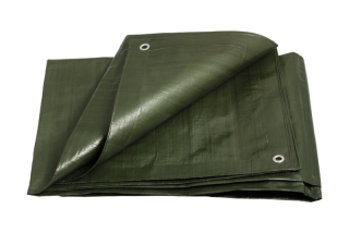 Plachta PE zakrývací 5x8m 100g/m2 zelená