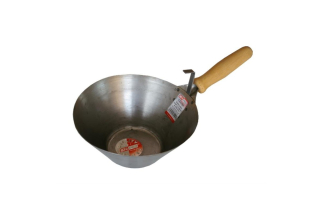 Naběračka zednická s ručkou 165mm, ocel