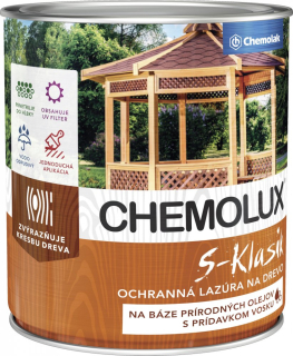 Lazura CHEMOLUX S1040/0211 0,75l Ořech