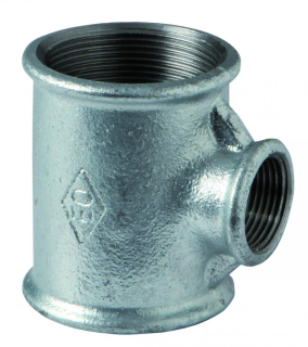 T-kus redukovaný pozink.Atusa Nr.130 FFF 3/4˝X1/2˝X3/4˝ VNITŘNÍ, 108858