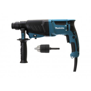 MAKITA HR2630T Kombinované kladivo s výměnným sklíčidlem SDS-Plus (800W/2,4J) v kufru