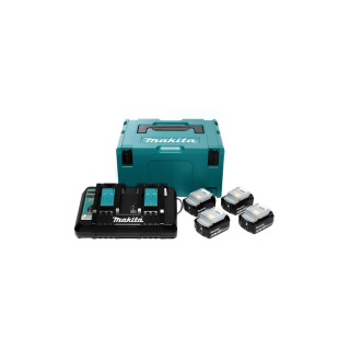 Makita 197626-8 - sada 4xBL1850B + dvojnabíječka DC18RD + systainer