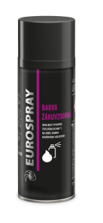 Eurospray barva žáruvzdorná Colorit 400 ml černá 9005