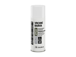 Color spray vrchní barva Colorlak 400 ml bílá lesklá 9010
