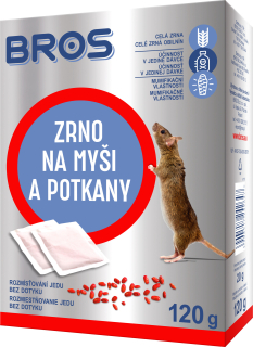 BROS zrno na myši a potkany 120g