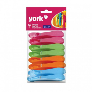 Kolíčky na prádlo YORK LUX 16ks