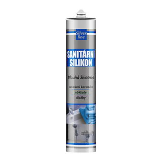 Silikon sanitární Silver line 310ml šedý
