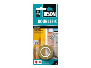 BISON oboustranná lepicí páska DOUBLEFIX UNIVERSAL 1,5 m x 19 mm