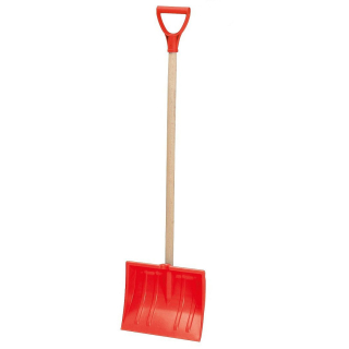 Dětské hrablo na sníh, dřevěná násada