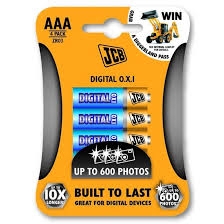Baterie JCB OXI Ultra alkalická LR03 AAA