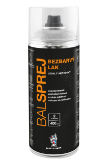 Univerzální bezbarvý akrylový lak 400ml lesklý