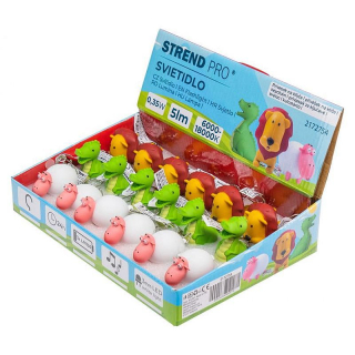 Přívěsek, klíčenka, se zvukem a světlem, lev, ovce, drak, 5 lm