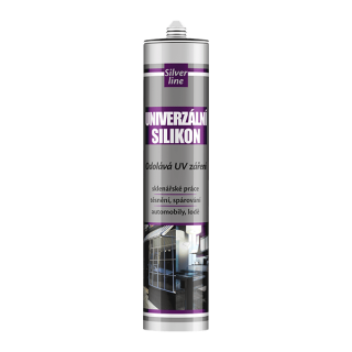 Silikon univerzální Silver line 310 ml, hnědý