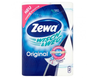 Papírové utěrky ZEWA WISHaWEG 2VR, 45 útržků, 2ks