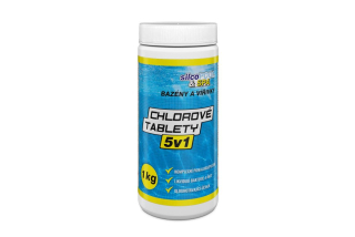 Chlorové tablety 5v1, 1kg SILCO