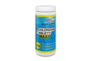 Chlorové tablety MAXI 1kg, SILCO