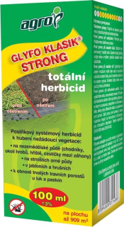 Agro Glyfo Klasik STRONG 100ml, totální herbicid