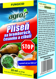 Agro Plíseň na brambory, česnek a cibuli STOP 20ml