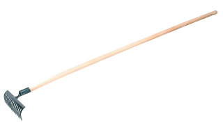 Hrábě ocelové 16-ti hroté s násadou 160cm
