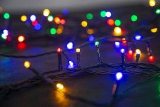 Řetěz MagicHome Serpens, 100xLED multicolor, 8 funkcí, 230V, exteriér, 10m