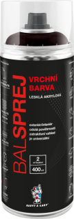 Univerzální akrylový email RAL 8017 400 ml hnědá čokoládová