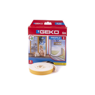 Těsnění pro dveře a okna "I" 9x3mm-6m bílé, hnědé