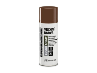 Color spray vrchní barva Colorlak 400 ml hnědá RAL8011