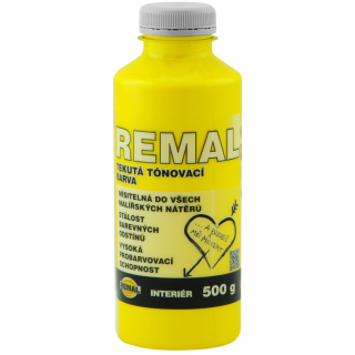 Tonovací barva 0600 žlutá, 500g, Remal