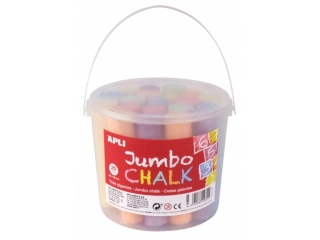 Chodníkové křídy APLI KIDS JUMBO, 20ks v kyblíku