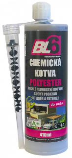 Chemická kotva Polyester BL6, 410ml