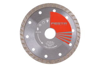 Kotouč diamantový turbo 125x2,4x22,2 mm, FESTA 21412