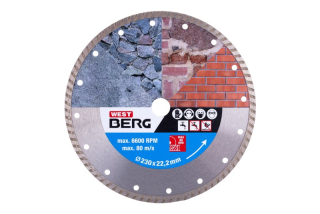 Kotouč diamantový WESTBERG 230x2.4x22.2mm TURBO, 21190