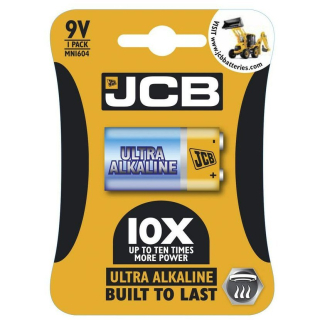 Baterie JCB OXI ULTRA alkalická baterie, 6LR61/9V