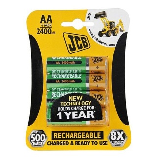 Baterie nabíjecí JCB AA 2400mAh