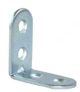 Úhelník spojovací s prolisem úzký, ÚP2, 20x20x15mm Zn, 6102-020
