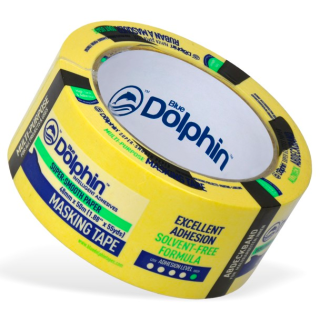Páska papírová maskovací VYSOKÁ PŘILNAVOST 38mm x 50m DOLPHIN