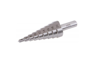 Vrták stupňový WESTBERG HSS 4-20mm 9 stupňů