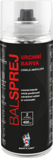 Univerzální akrylový email RAL 9010 400 ml bílá lesklá