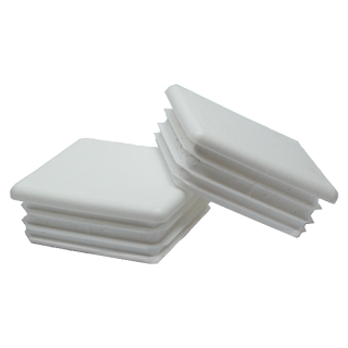 Záslepka plastová 30x30x1,0-2,5 mm, bílá