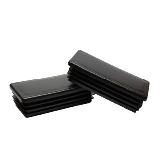 Záslepka plastová 60x30x1,5-3,0 mm, černá