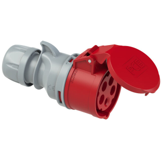 Zásuvka spojovací PCE 32A/400V 4-pól. IP44 bezšroubová