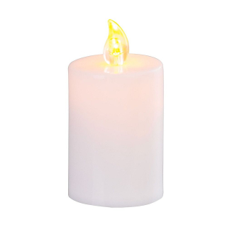 Svíčka MagicHome TG-52, LED 5,5x10,5cm na hrob, bílá