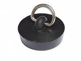 Zátka 5/4" umyvadlová, 39mm černá